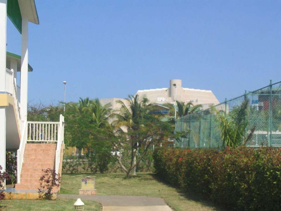 Blick auf den Klotz Blau Varadero Iberostar Origin Taínos