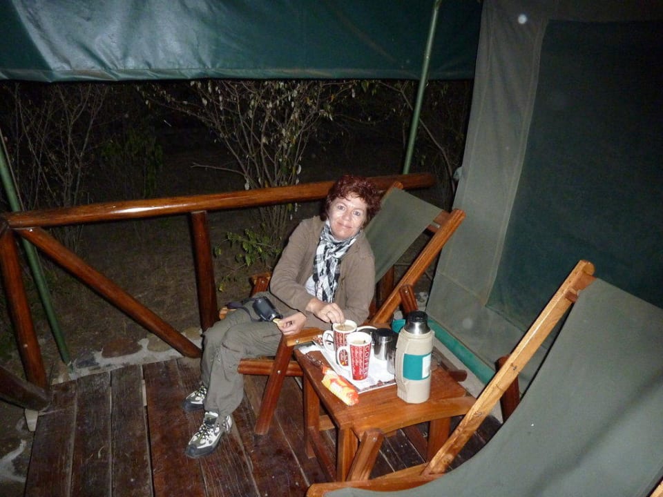 Morgens um 6.00 Uhr Aruba-Mara Camp