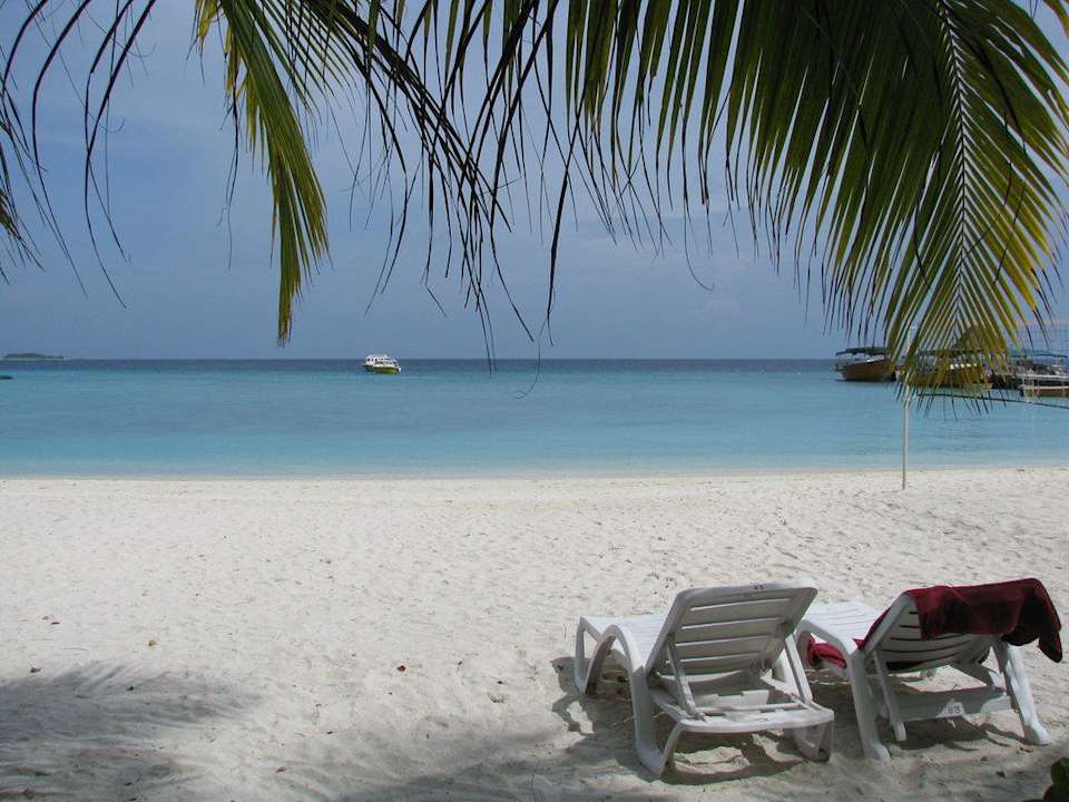 Unser Blick aus dem Bungi 3 Summer Island Maldives