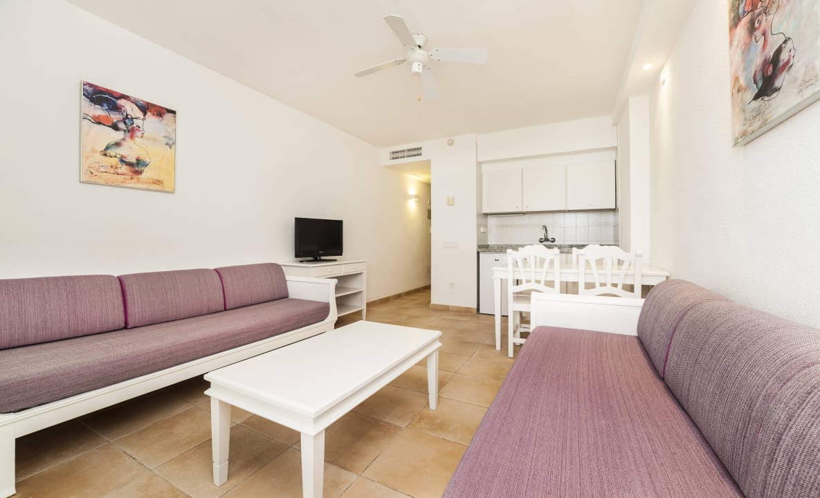 Appartement mit Meerblick - Wohnzimmer Insotel Club Tarida Playa