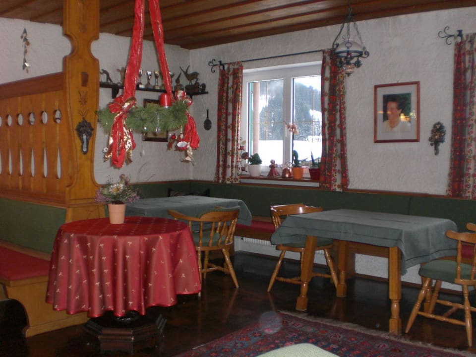 Frühstücksraum Haus Weissert