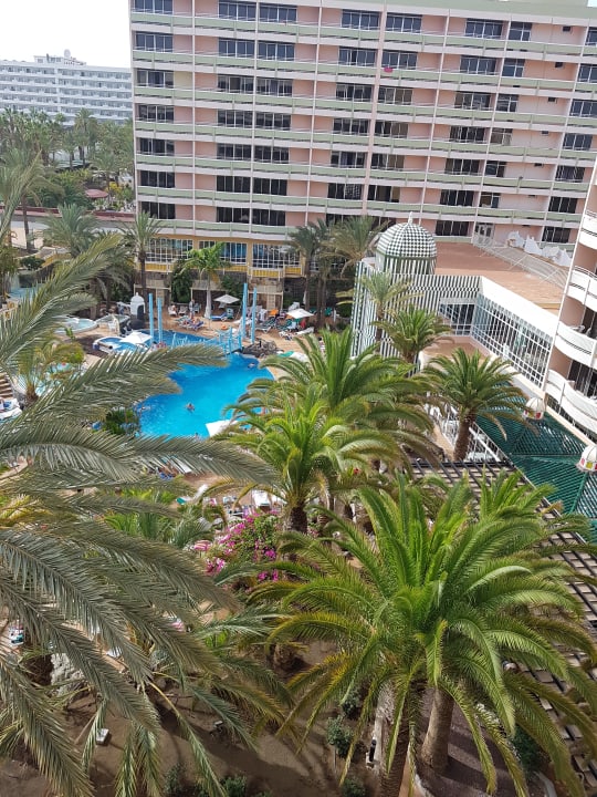 Blick vom Balkon Zimmer 632 Abora Buenaventura by Lopesan Hotels