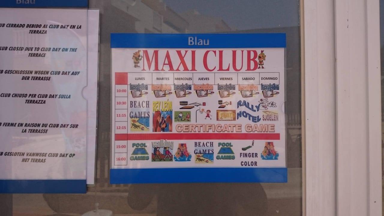 Angebot MaxiClub blau punta reina