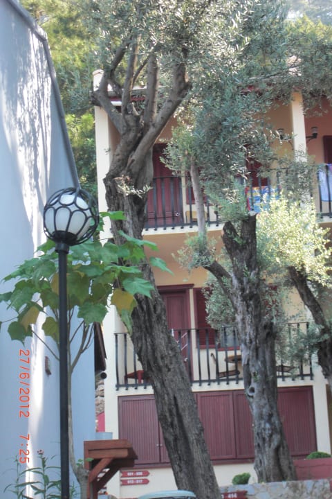 Oben links unser super Zimmer Hotel Meri