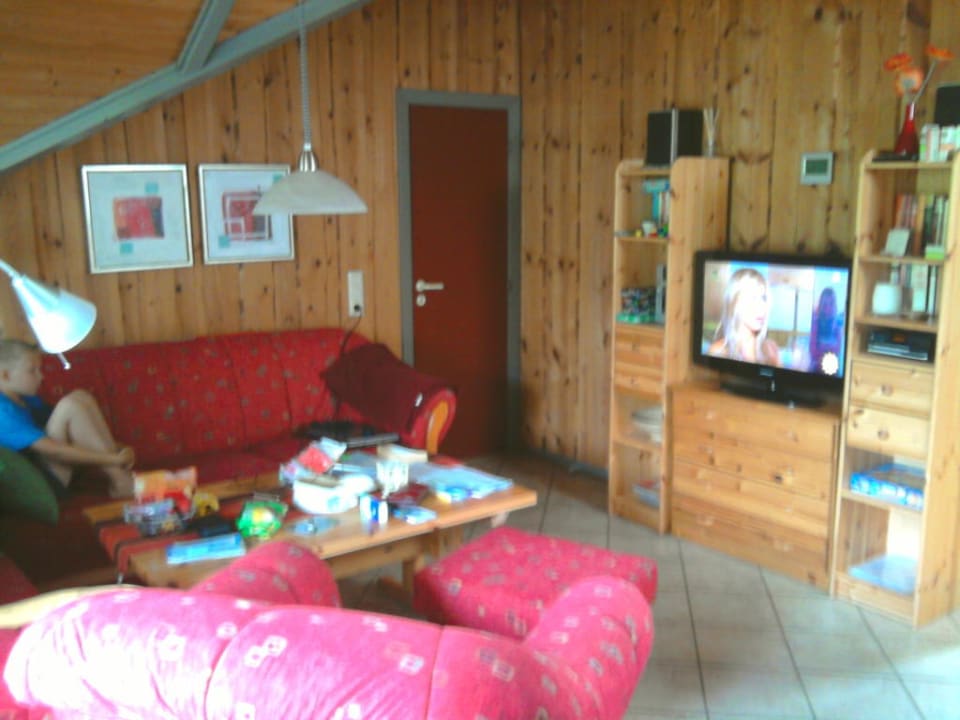Wohnzimmer Ferienhäuser Holnis