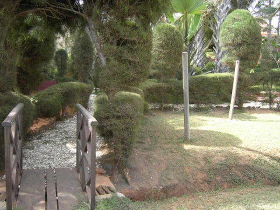 Weg durch den Garten Hotel Ngala Lodge