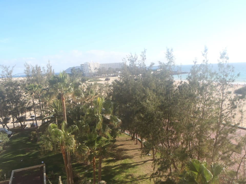 Ausblick aus unserem Zimmer Hotel Riu Oliva Beach - Hotel