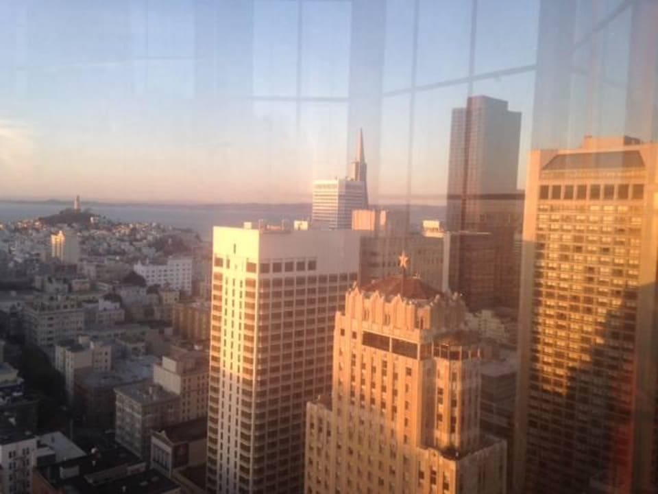 SF from the elevator  Hotel The Westin St. Francis