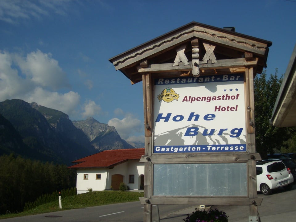 Kleines Panorama Hohe Burg Alpengasthof