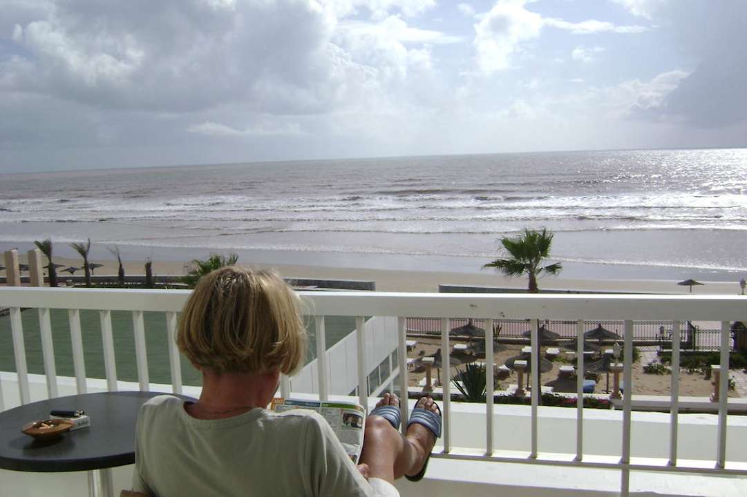 Ausblick vom Balkon Atlas Amadil Beach Hotel