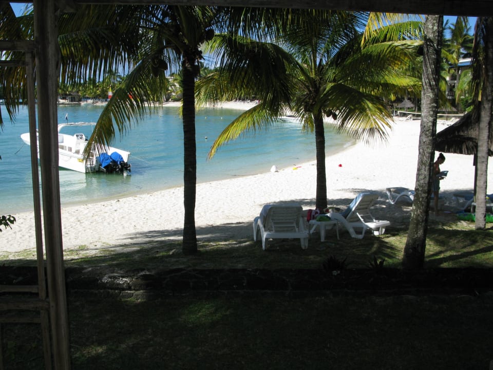 Ausblick vom Beachfront Zimmer Shandrani Beachcomber Resort & Spa