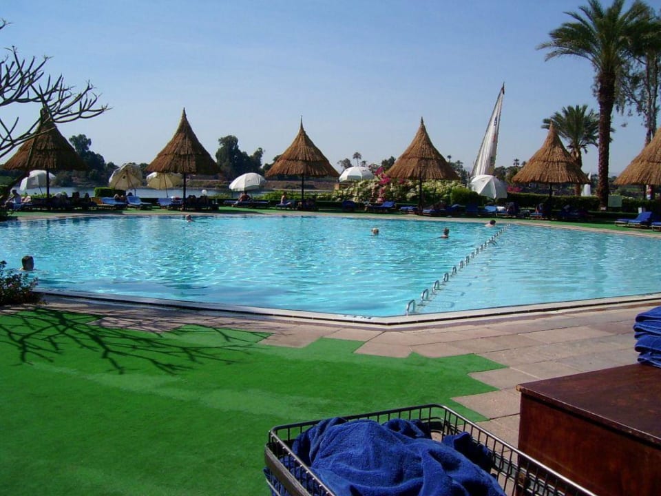 Neuer Pool mit Nilblick Jolie Ville Kings Island Luxor