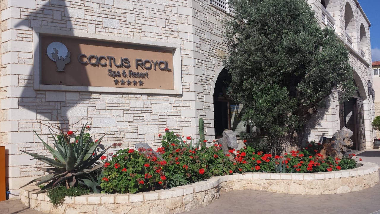 Außenansicht und Eingang Cactus Royal