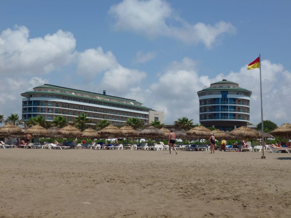 Blick vom Strand aus Voyage Belek Golf & Spa