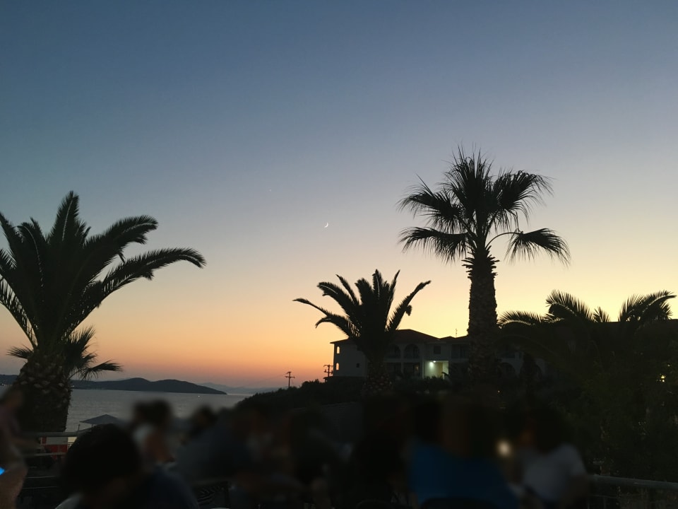 Ausblick Akrathos Beach Hotel