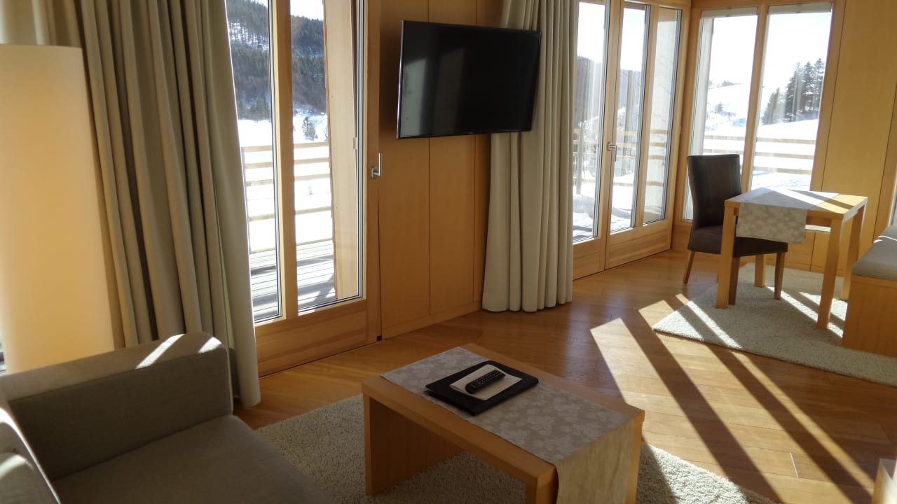 Wohnzimmer derWaldfrieden naturparkhotel