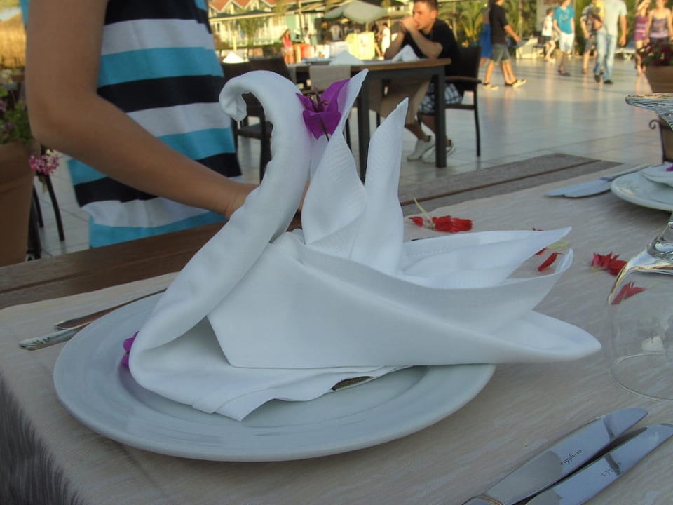 Serviettentechnik Asteria Family Resort Side