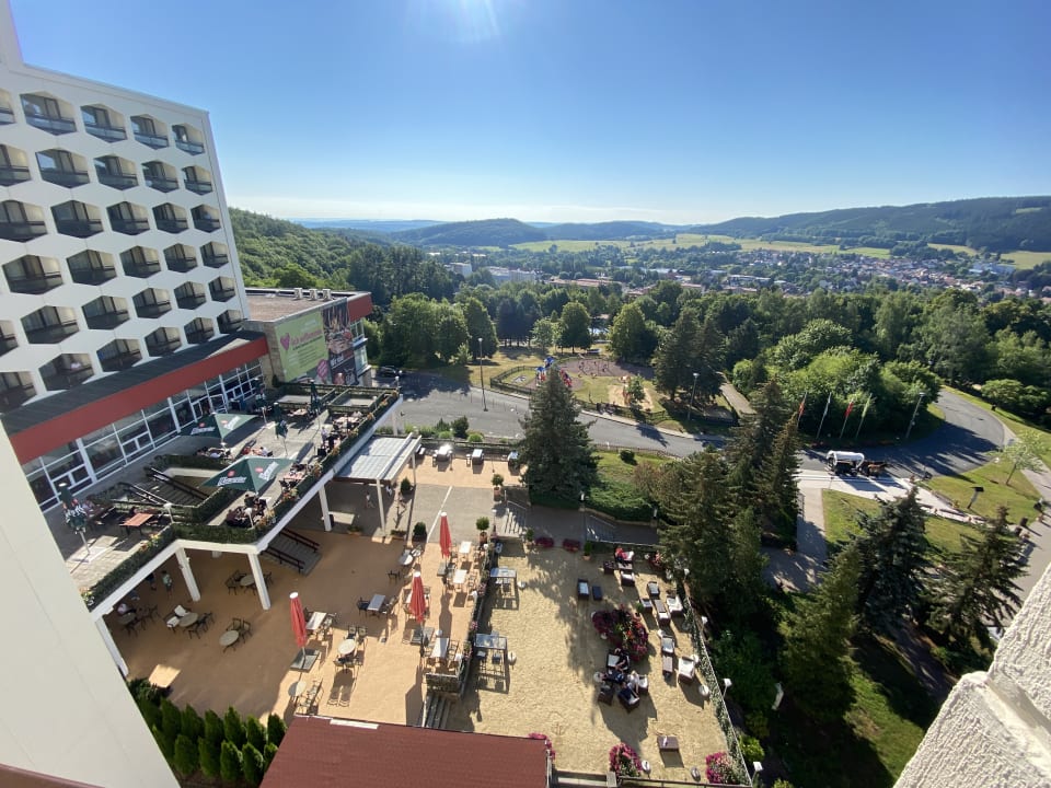 Ausblick AHORN Berghotel Friedrichroda