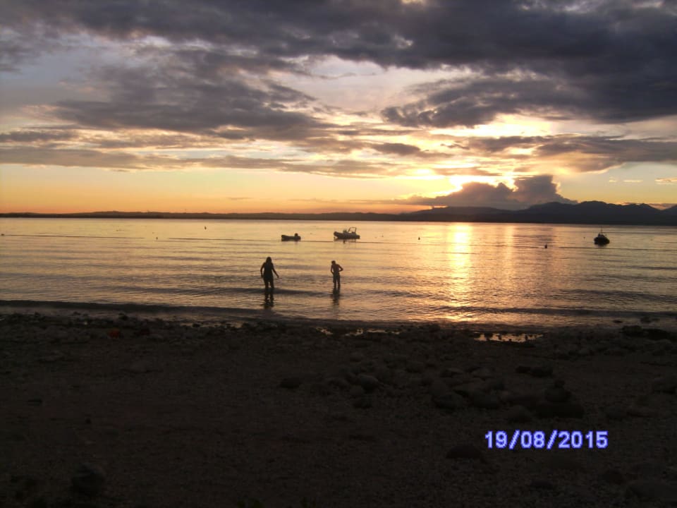 Sonnenuntergang Camping Lido