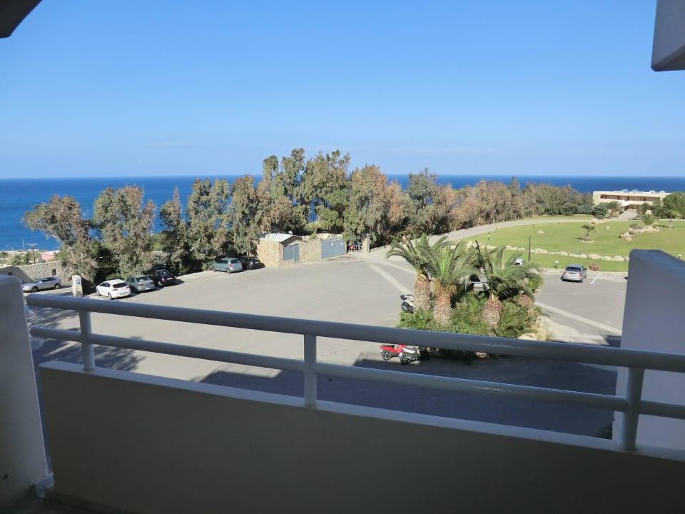 Vom Balkon aus gesehen Hotel Kalithea Mare Palace