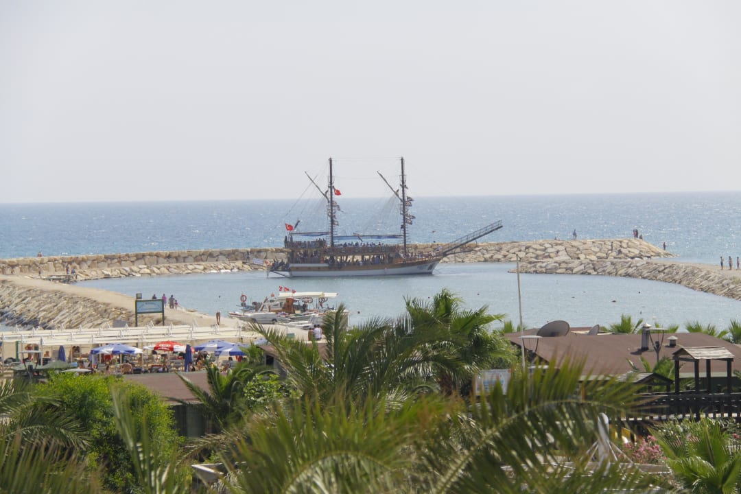 Balkon Ausblick Sunis Evren Beach Resort Hotel & Spa
