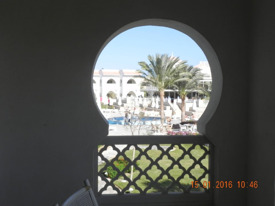 Blick vom Balkon Old Palace Resort
