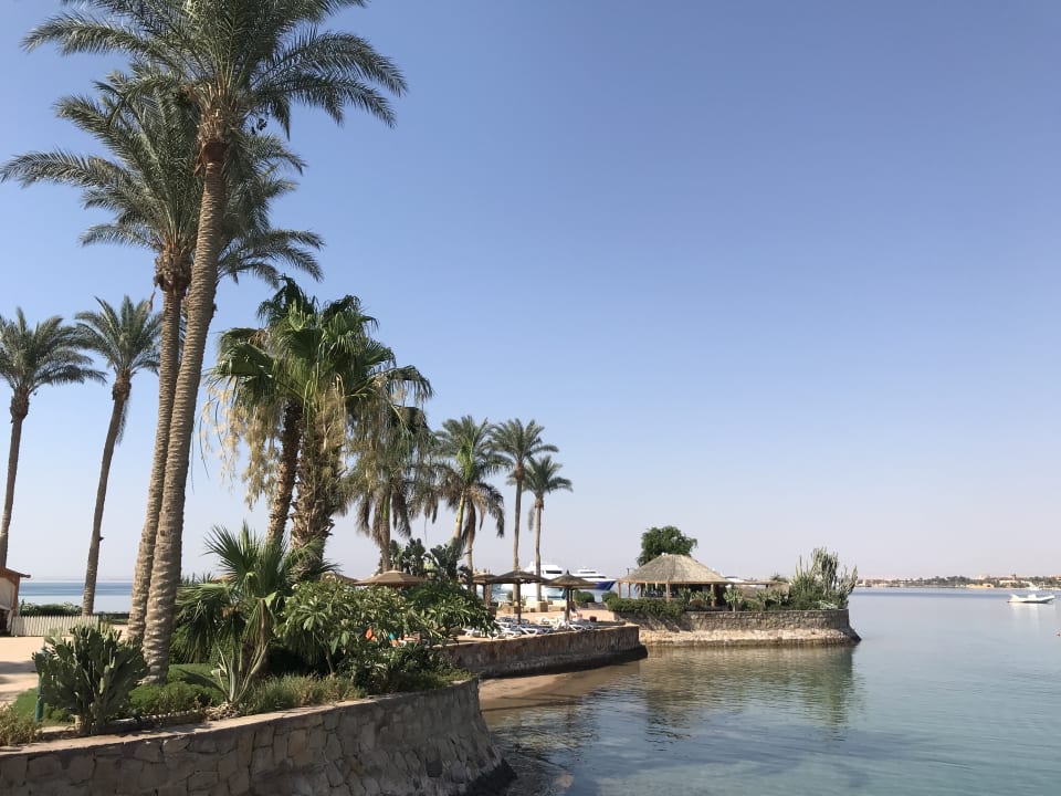 Blick von der Insel Marriott Hurghada Beach Resort