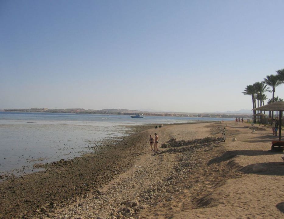 Hotel-Strand mit angrenzendem Riff Makadi Palace