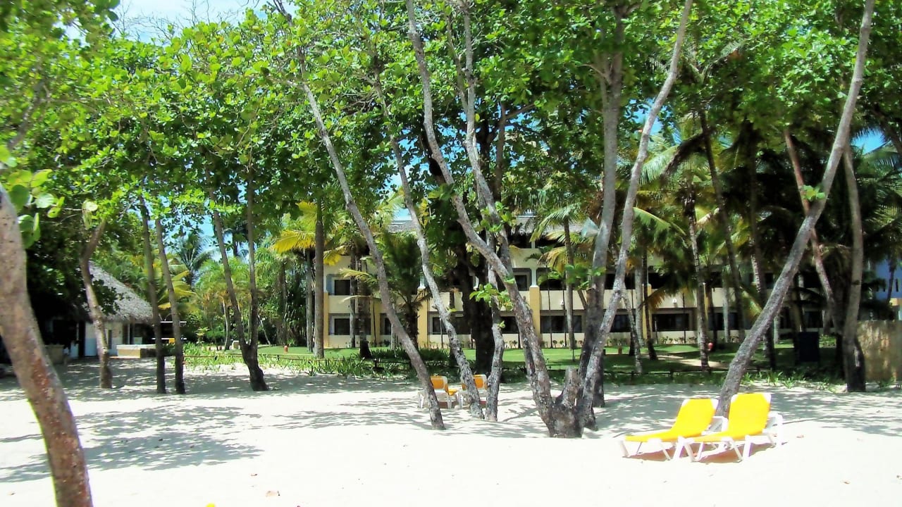 Blick vom Strand auf Haus 5 Iberostar Waves Costa Dorada