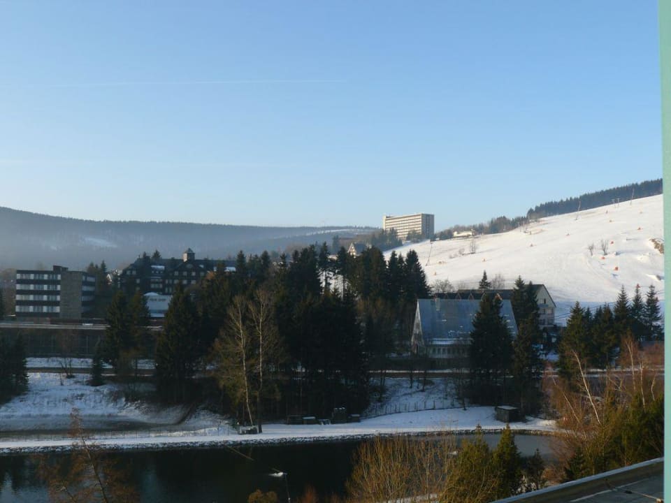 Blick aus dem Fenster Best Western Ahorn Hotel Oberwiesenthal - Adults only