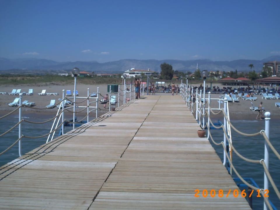 Der Steg im Meer. Asteria Family Resort Side