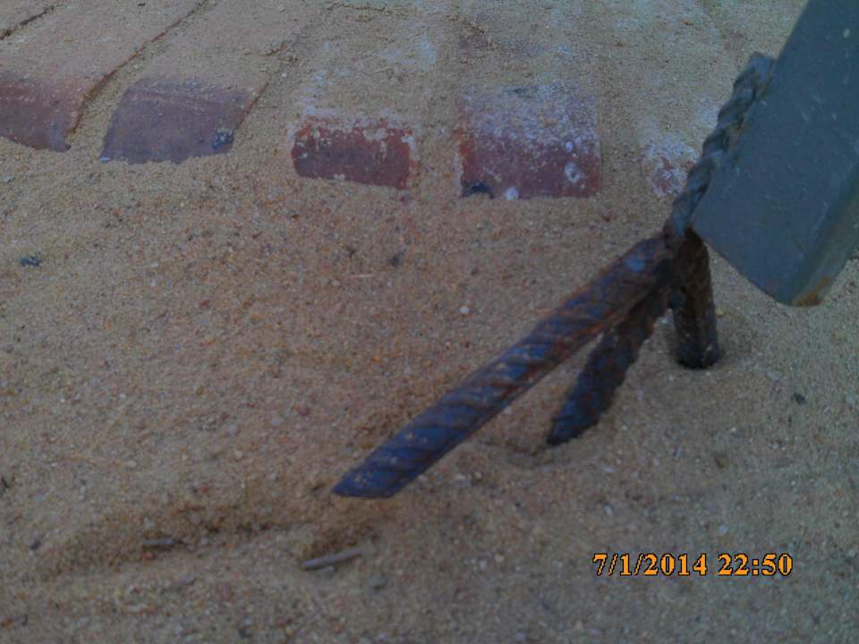 Gefährliche Haltereung vom Windschutz Beach Albatros Resort