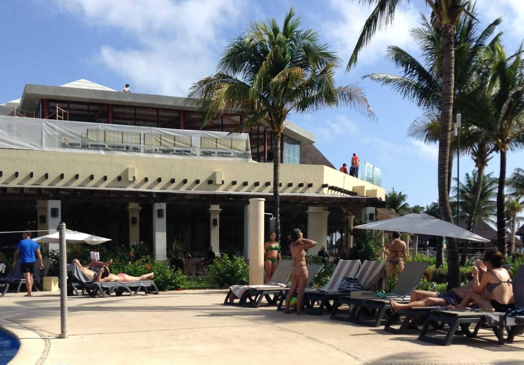 Großbaustelle mitten im Hotel Catalonia Riviera Maya & Catalonia Yucatan Beach