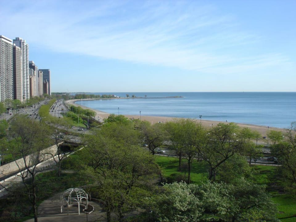 Blick aus dem Zimmer zum See Hotel The Drake