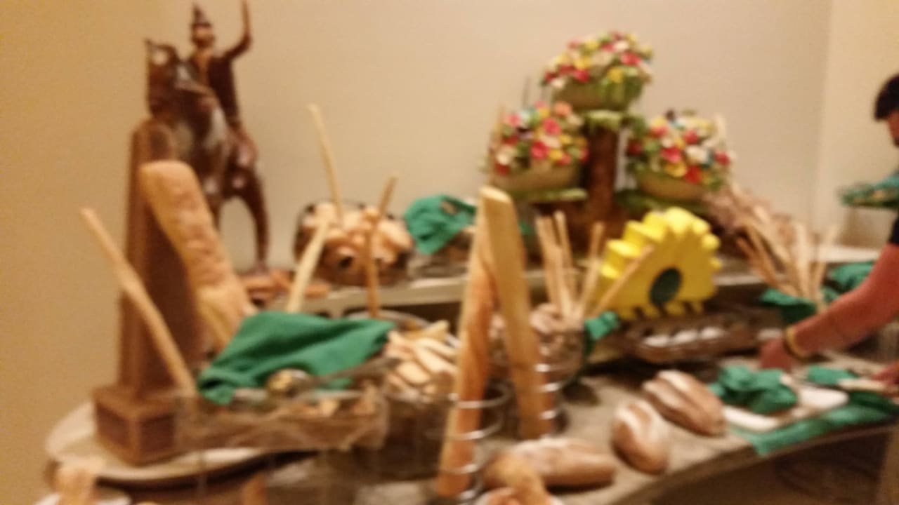 Brottisch beim Abendessen Hilton Marsa Alam Nubian Resort