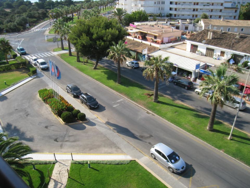 Blick vom Balkon über Sa Coma allsun App.-Hotel Orient Beach