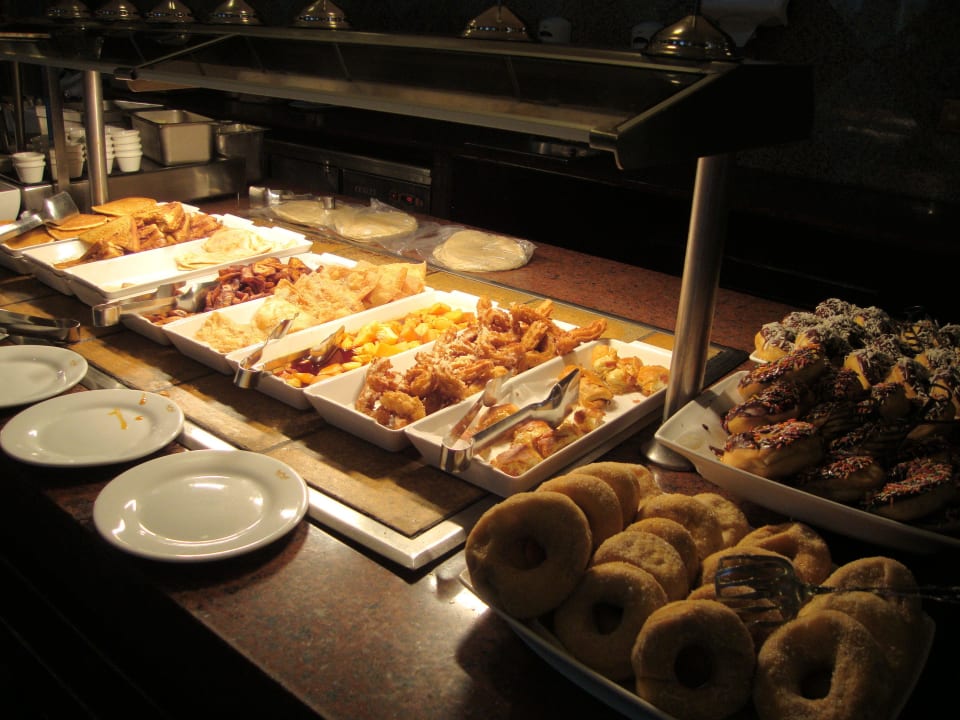 Frühstück - Pancakes, Donuts, usw. Hotel Riu Palace Riviera Maya