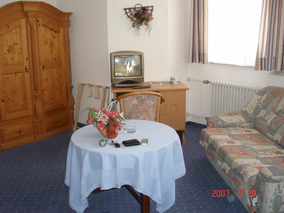 Sitzecke Hotel Vier Jahreszeiten