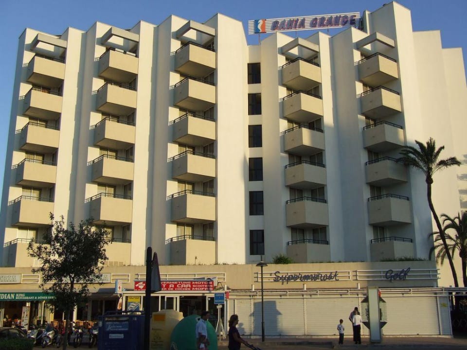 aus Richtung Norden Hipotels Bahia Grande