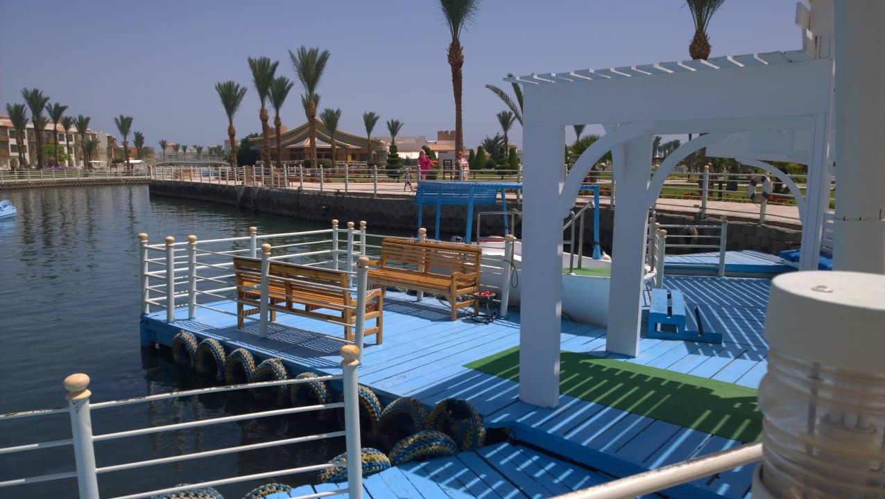 Anleger vom Bootshuttle zum Strand Pickalbatros Dana Beach Resort - Hurghada