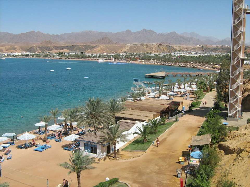 A dla leniwych - winda na plażę Albatros Sharm Resort