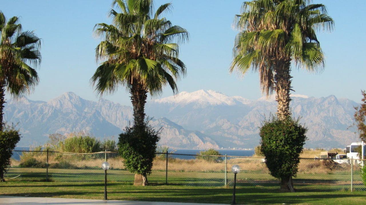 Im Hotelgarten Falcon Hotel