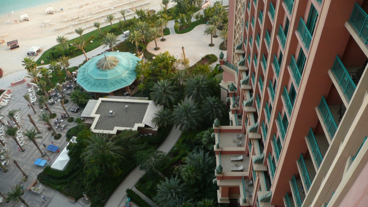 Blick von der Terrace Suite Atlantis, The Palm