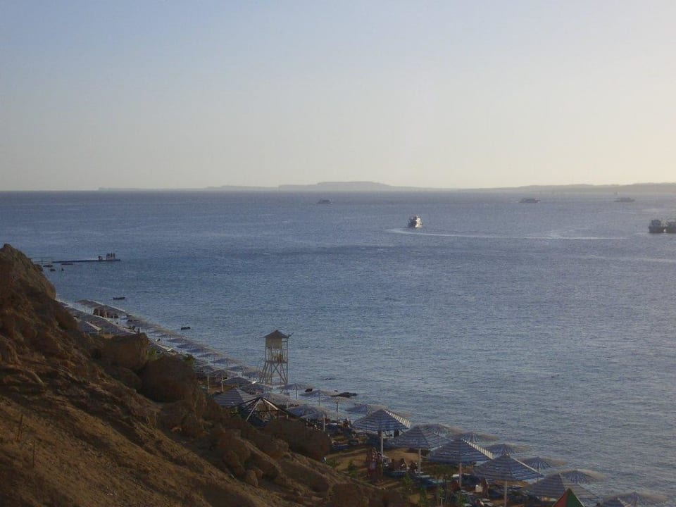 Strandabschnitt links Pickalbatros Aqua Blu Resort - Sharm El Sheikh