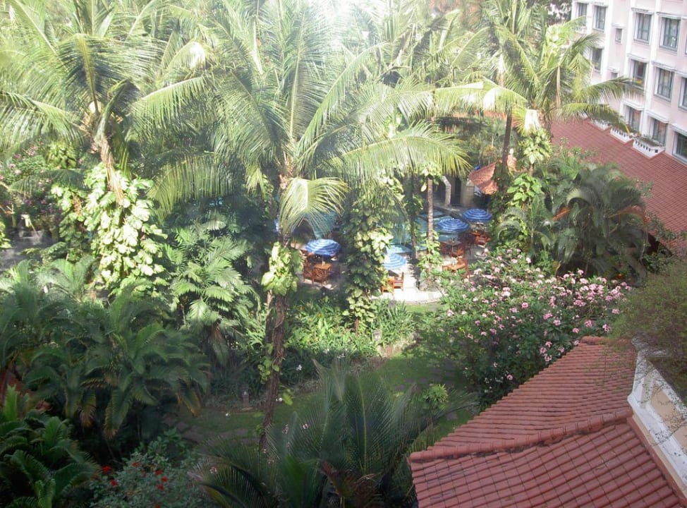 Garten mit Pool Melia Purosani Yogyakarta