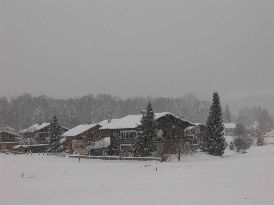 Schnee zu Silvester 2015 Gasthof Wiesenhof