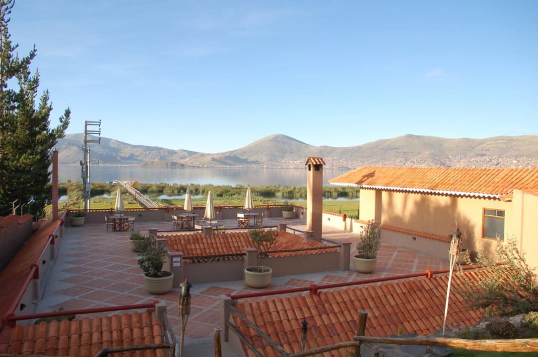 Hotelterrasse Hotel Casa Andina Private Collection Puno
