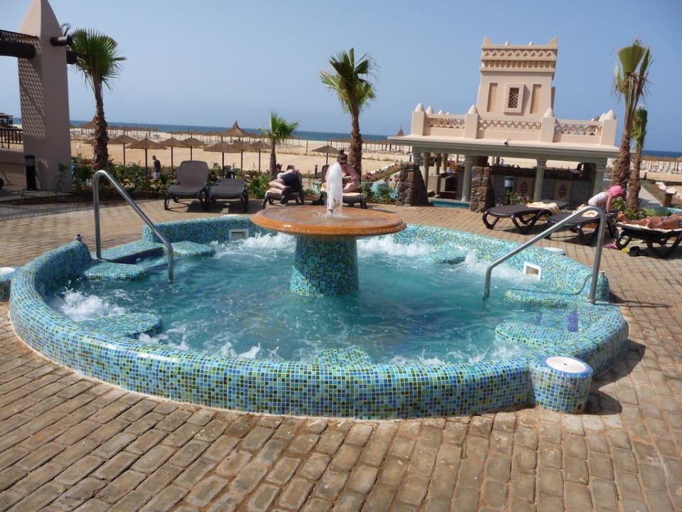 Oberhalb der Poolanlage Hotel Riu Touareg