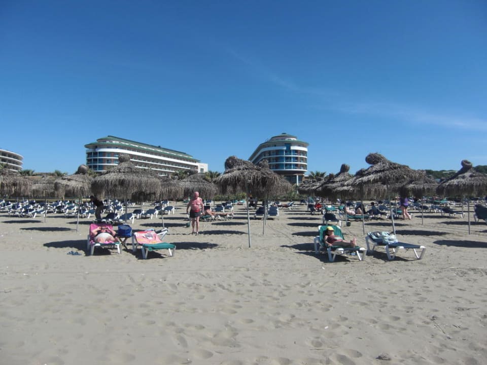 Blick vom Strand Voyage Belek Golf & Spa
