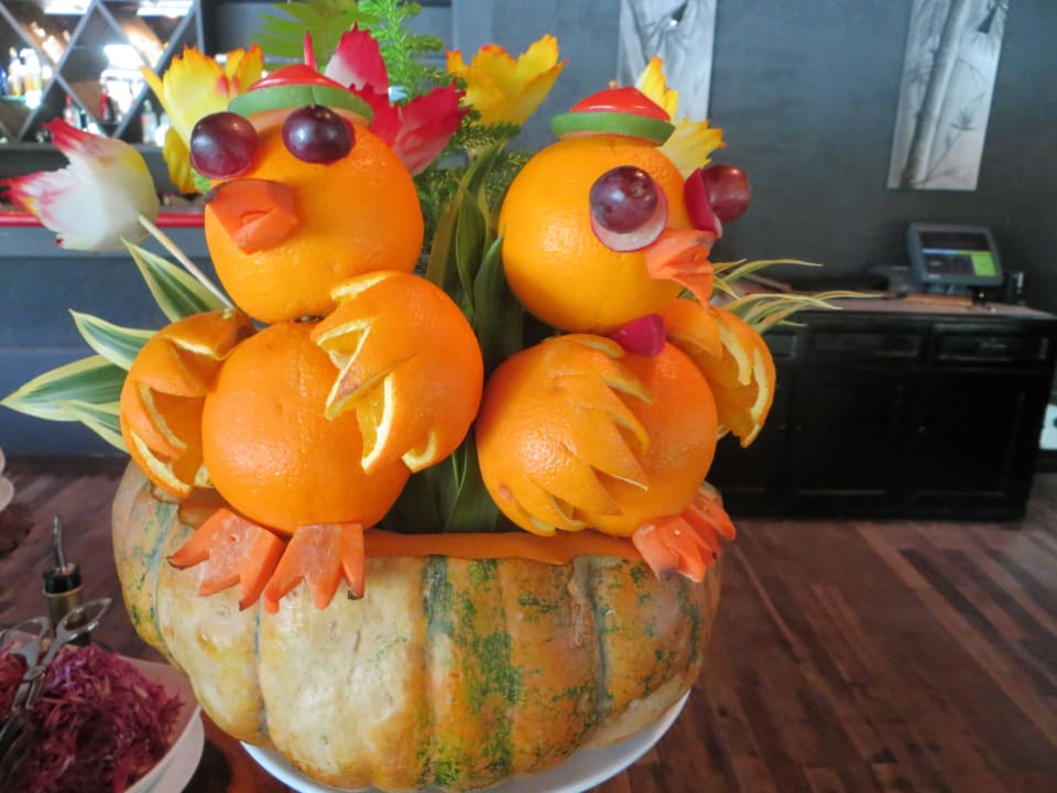 Schöne Deko im Sunset Restaurant Adaaran Select Hudhuran Fushi - Premium All Inclusive